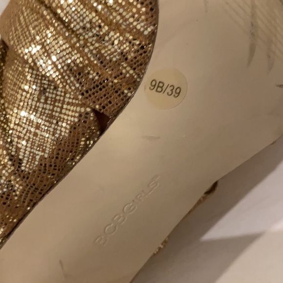 BCBGirls Metallic Gold Sandal - Picture 7 of 7
